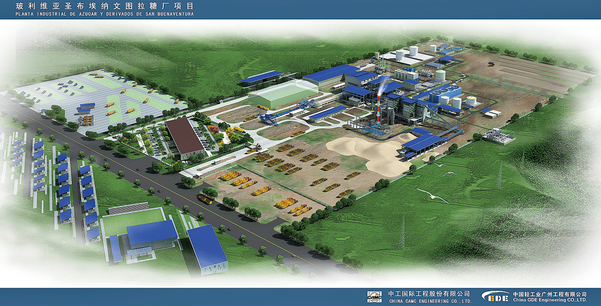 2012-2015年-玻利维亚糖厂项目7500TCD压榨、制炼工段主要设备